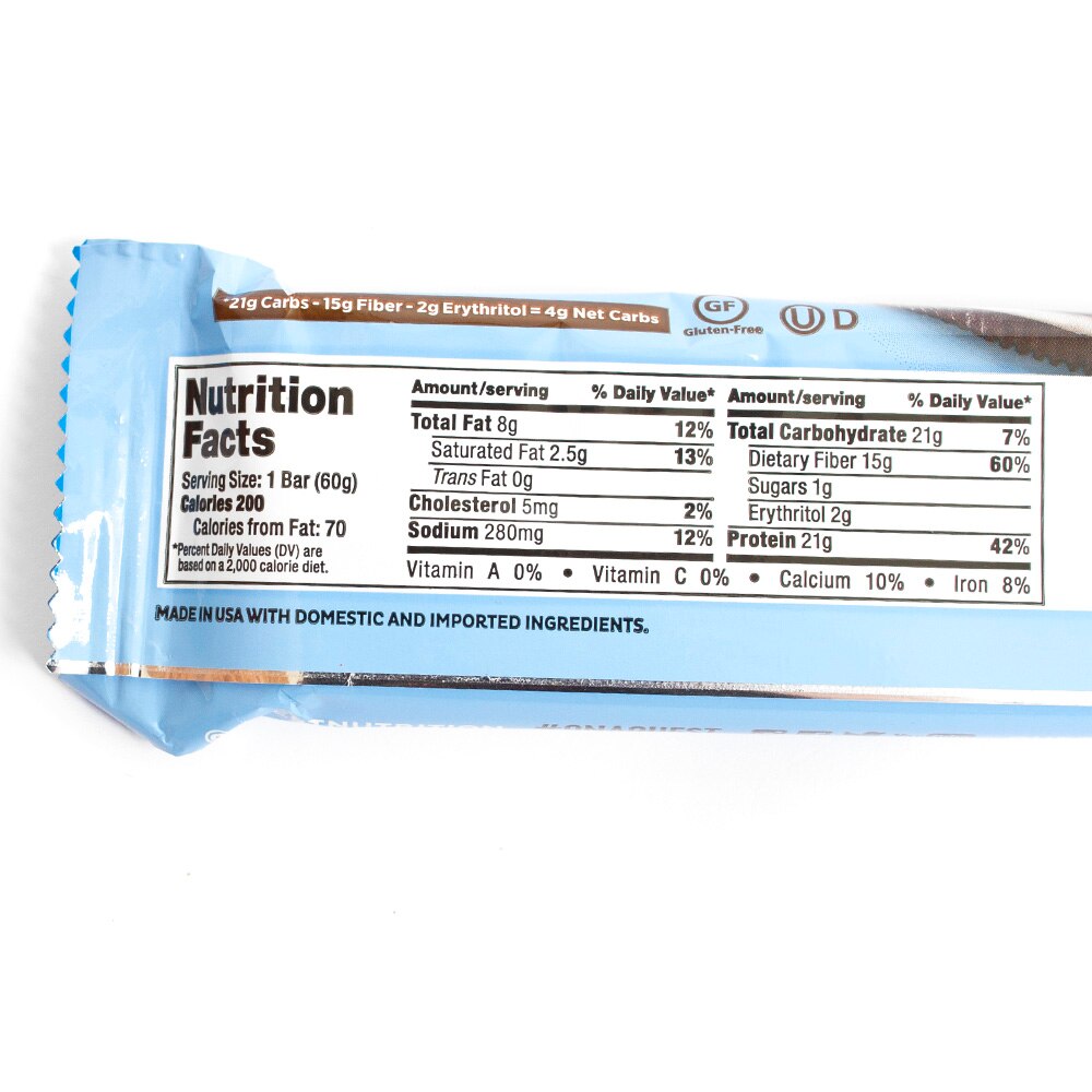 Protein, Food & Beverage, Quest, Bar, 2.12 ounce, 109525, Cookies & Cream